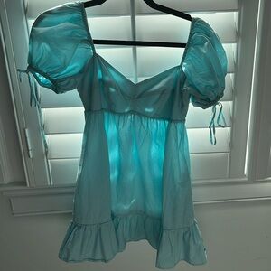 Blue dress